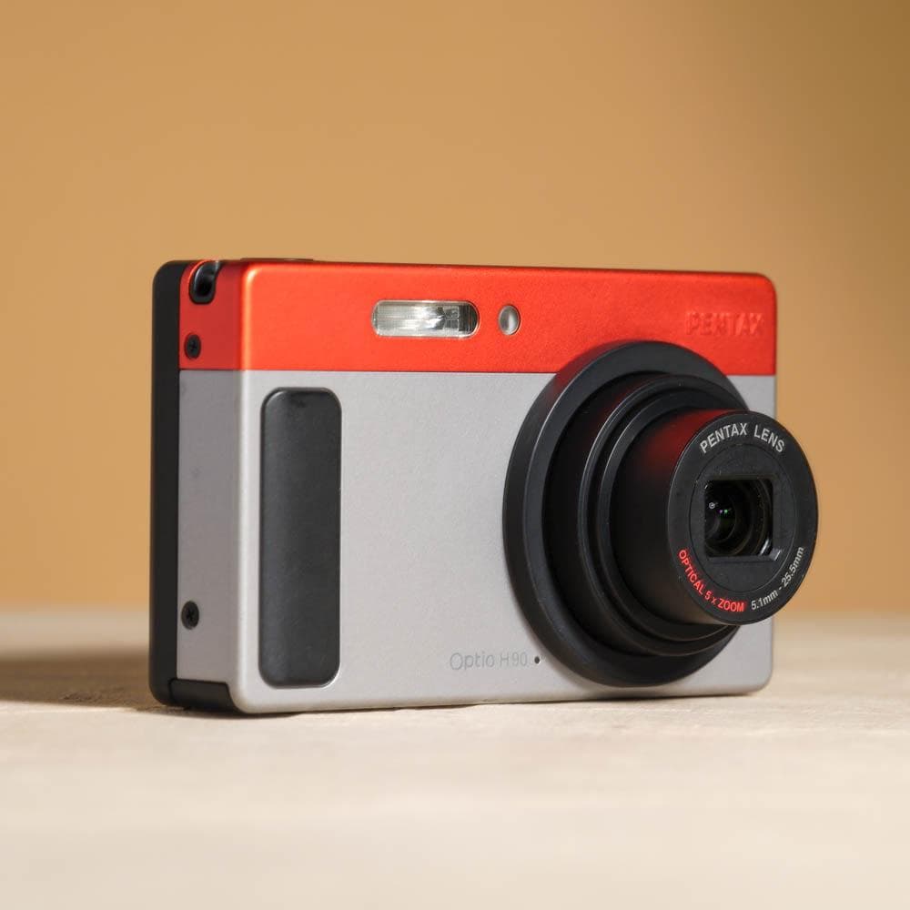 【可愛いすぎるコンデジ】PENTAX optio H90 オレンジ×シルバー