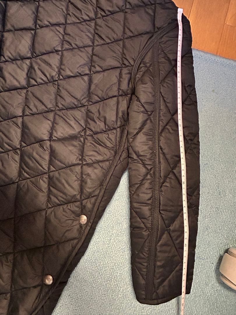 yu-popokiラルフローレン　キルティングリバーシブルロングジャケット