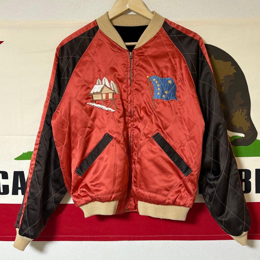 90s 希少M品番 テーラー東洋 アラスカジャン 別珍 サイズ L リバーシブル