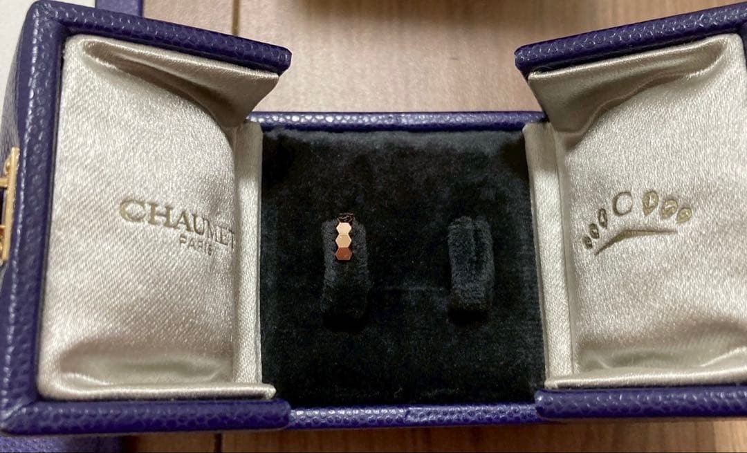 BEE DECHAUMET シングルフープピアスビードゥショーメ