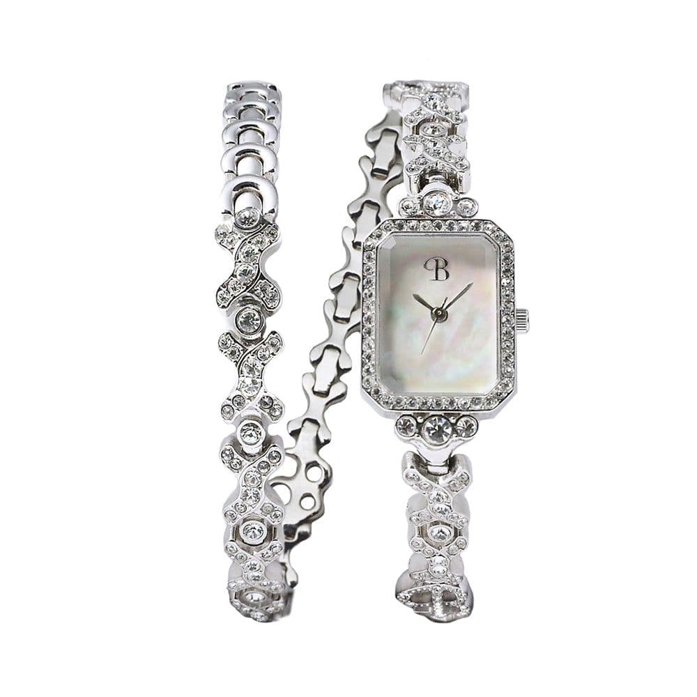 現行品✨稼働✨ブリラミコ GRACE DOUBLE スワロ 腕時計 クォーツ