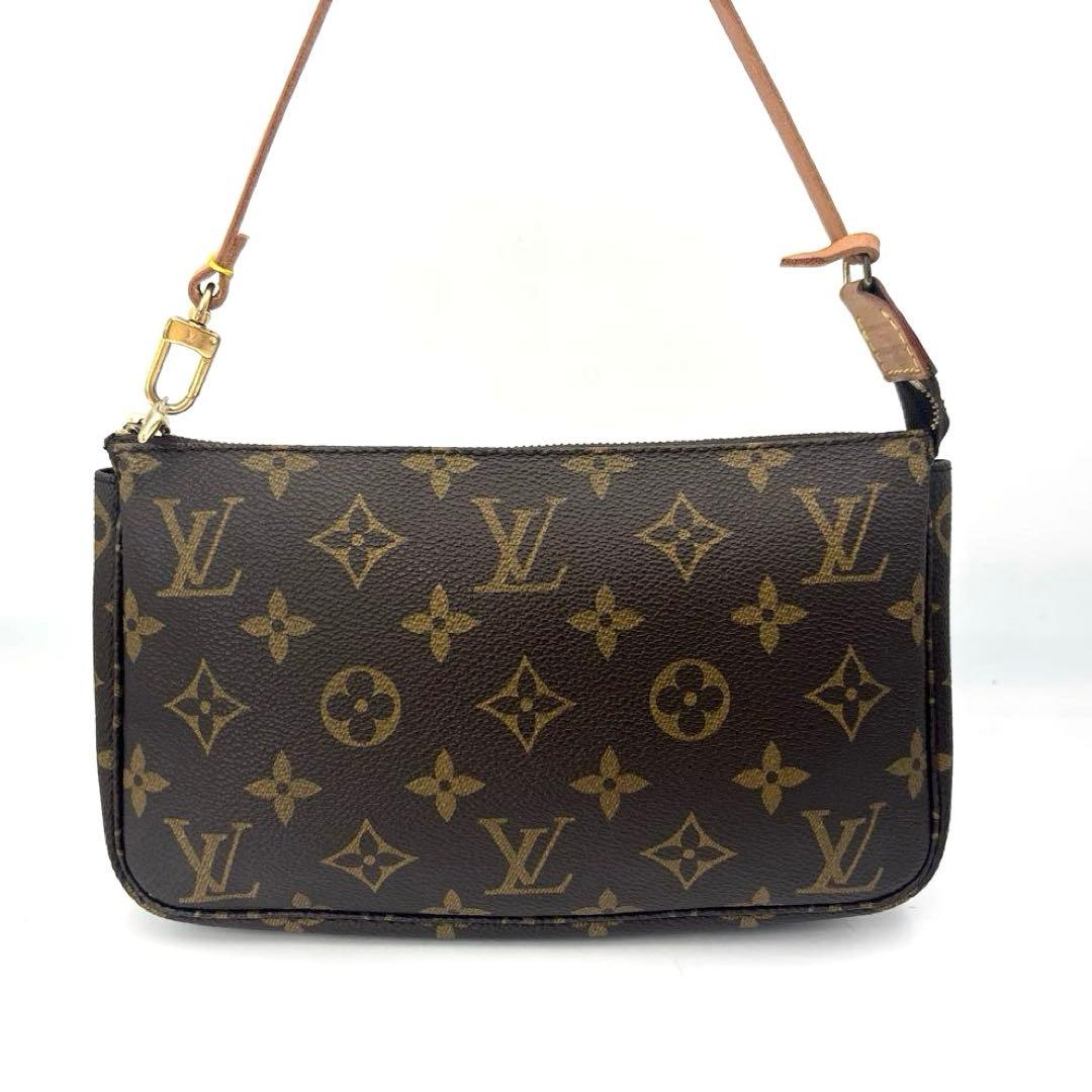 ルイヴィトン モノグラム ポシェット アクセソワール アクセサリーポーチ