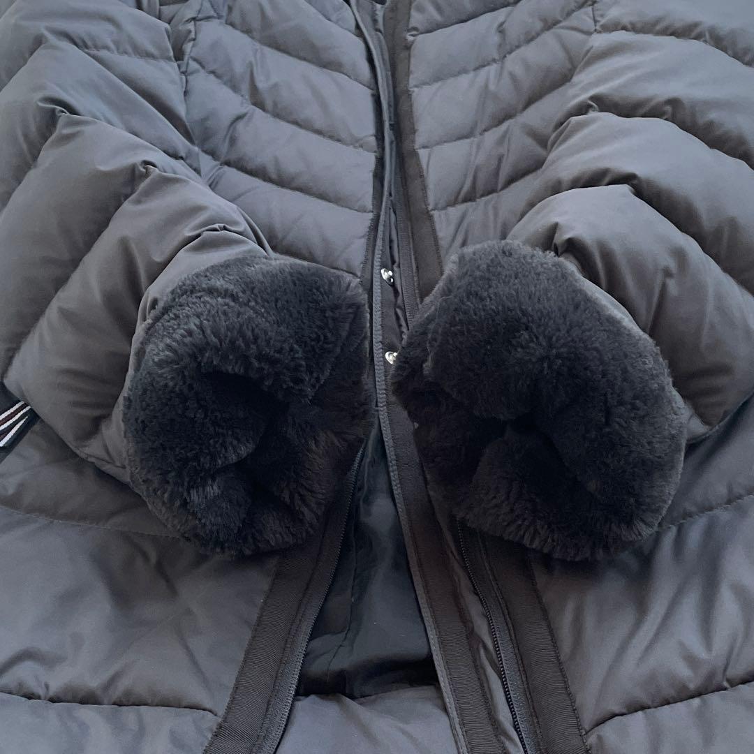 FILA GOLF＊ダウンジャケット＊ダウンコート＊Aライン＊ボア＊黒＊Lサイズ