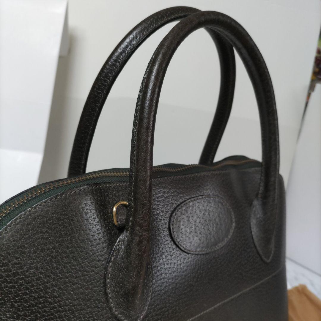 LEONCINI ダークブラウン ハンドバッグ