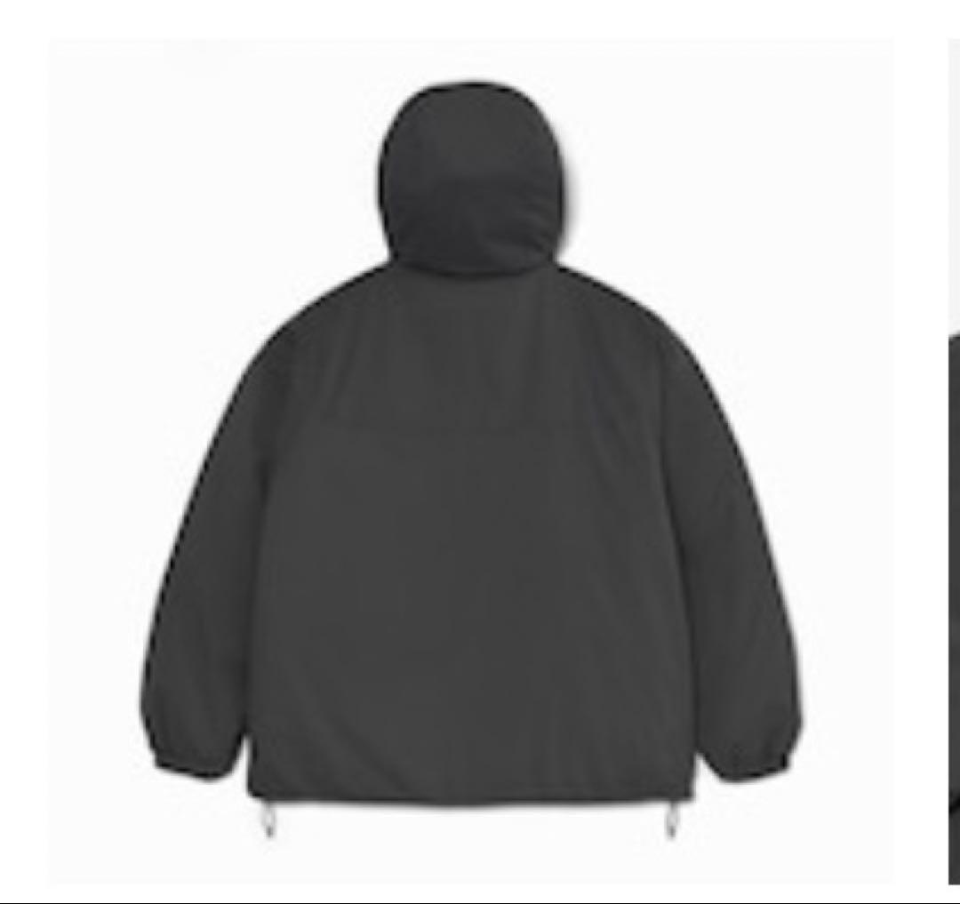 グ*チ様 ENNOYスタイリスト私物 PADDED NYLON HOODIEグレ