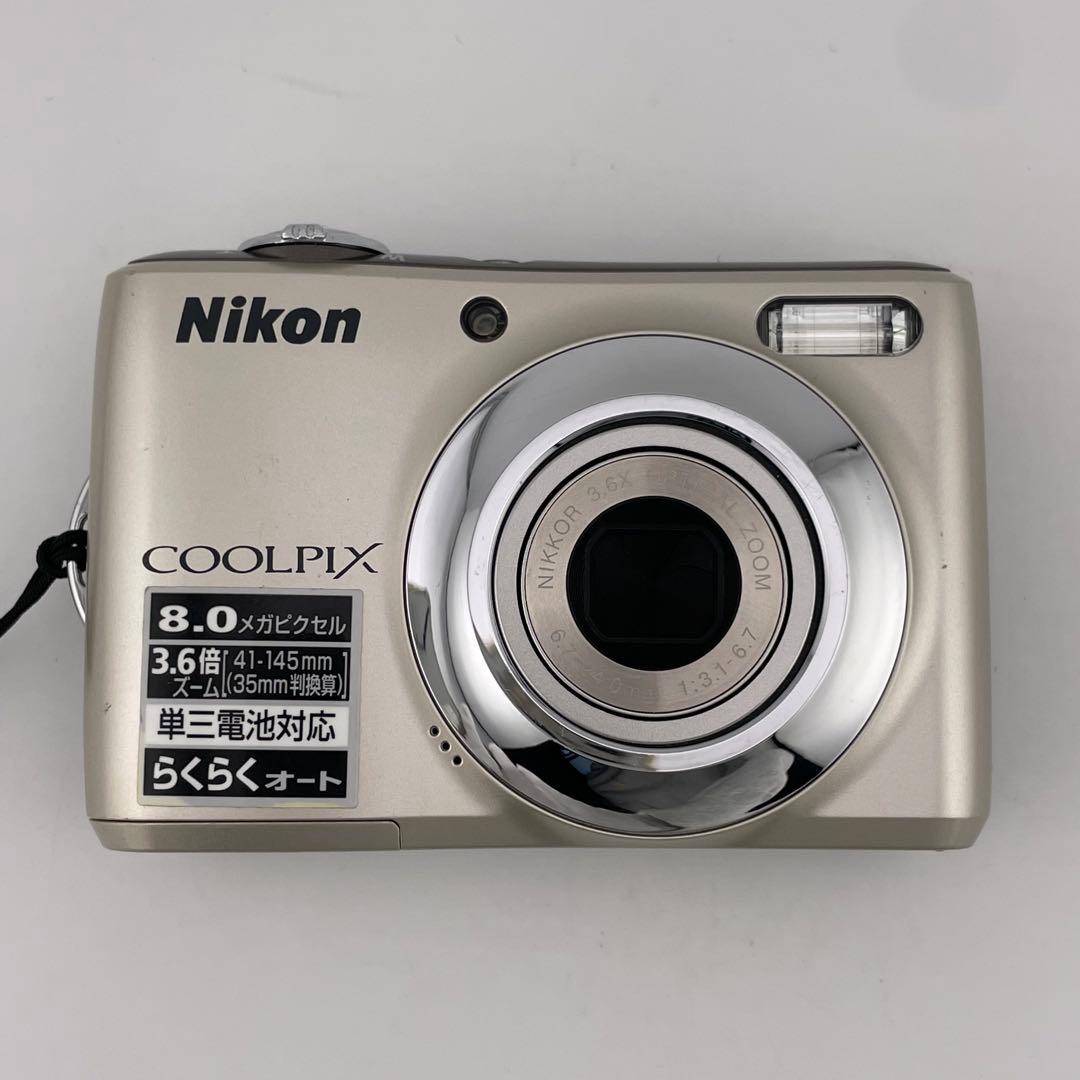 実写美⭕️【動作確認済】Nikon COOLPIX L21 デジカメ　シルバー