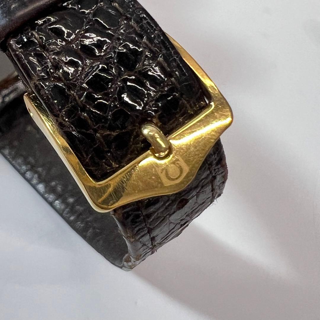 OMEGA 時計　DeVille メンズ　レディースホワイト　ゴールドラウンド