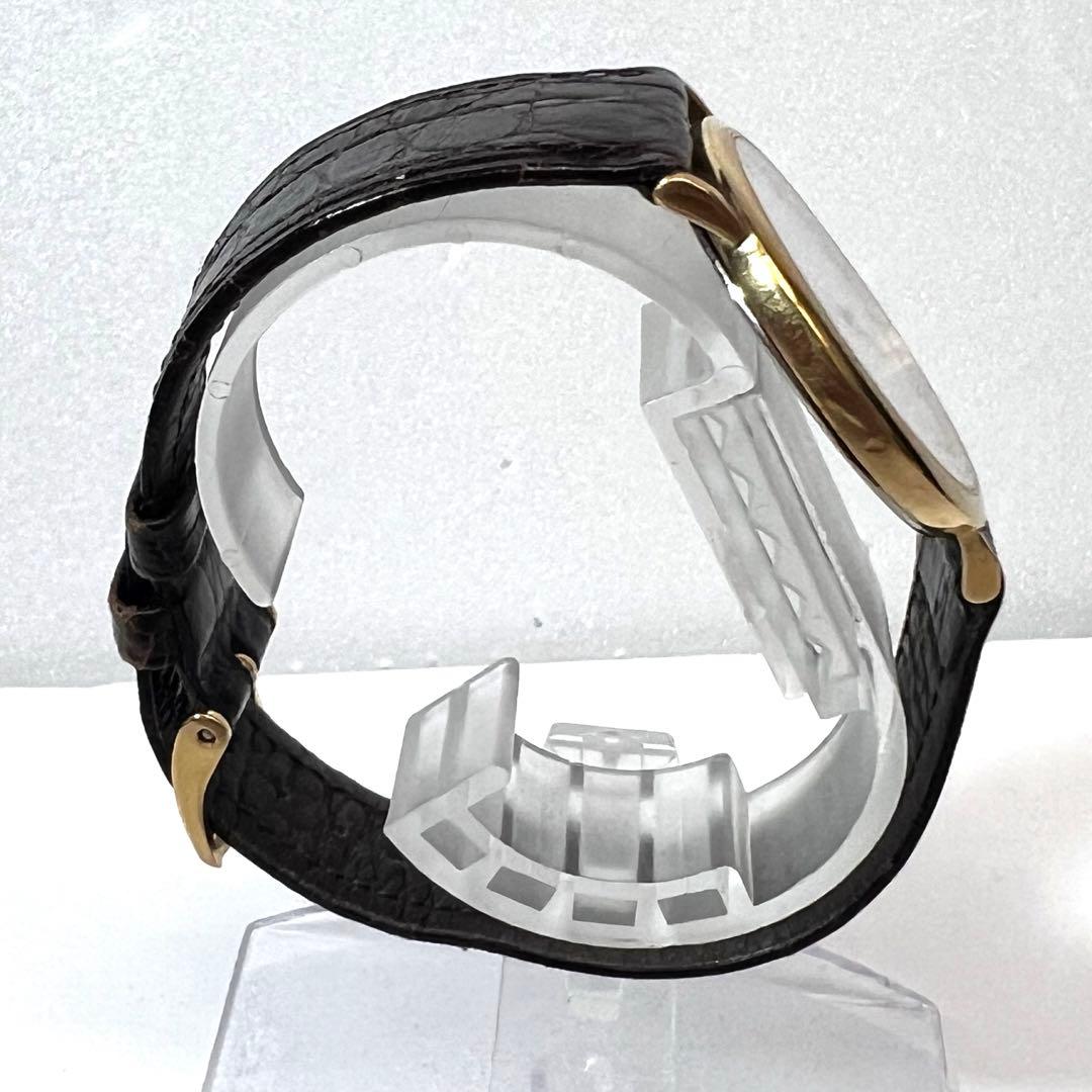 OMEGA 時計　DeVille メンズ　レディースホワイト　ゴールドラウンド