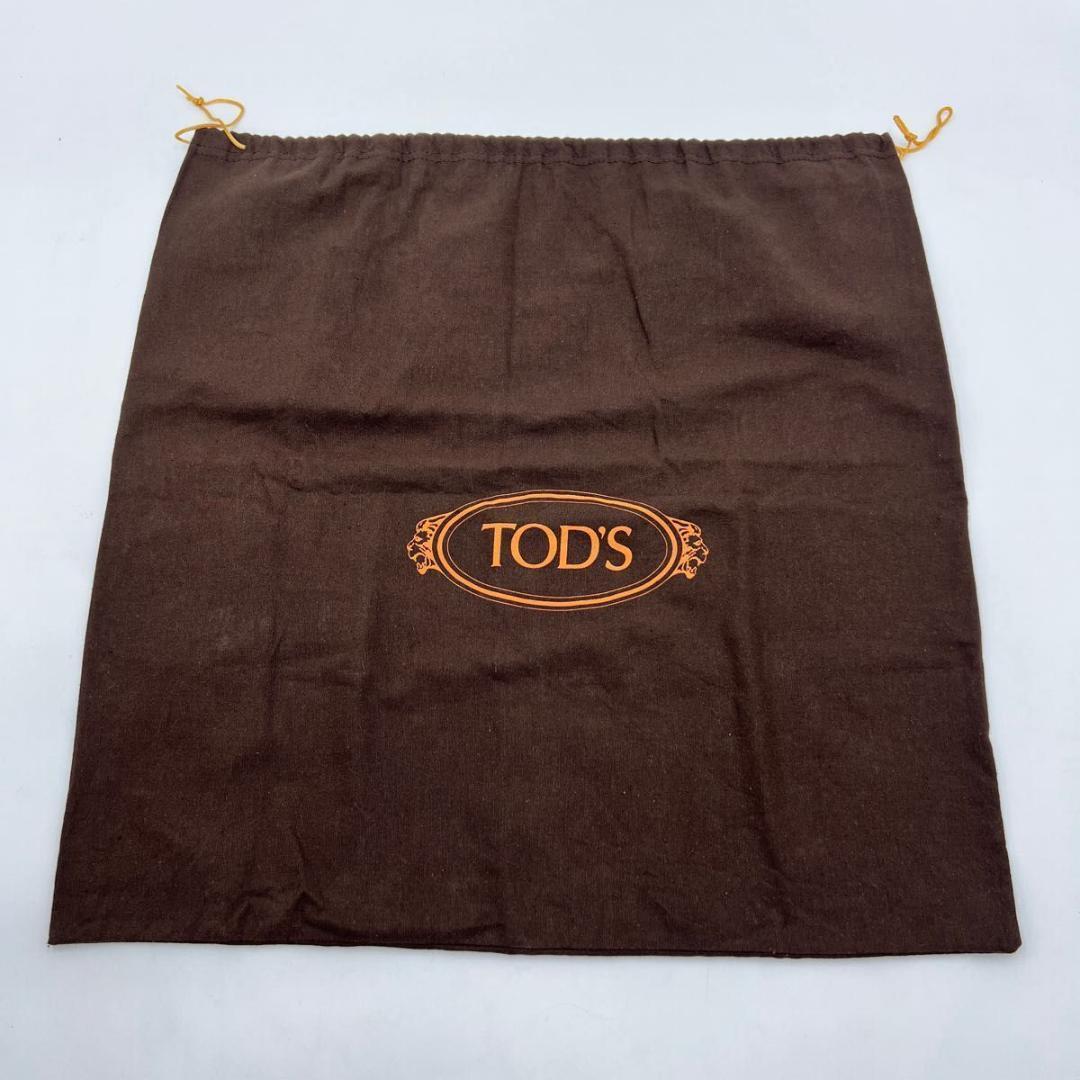 TOD’S トッズ ハンドバッグ ボストンバッグ型 ネイビー レザー 鍵付き