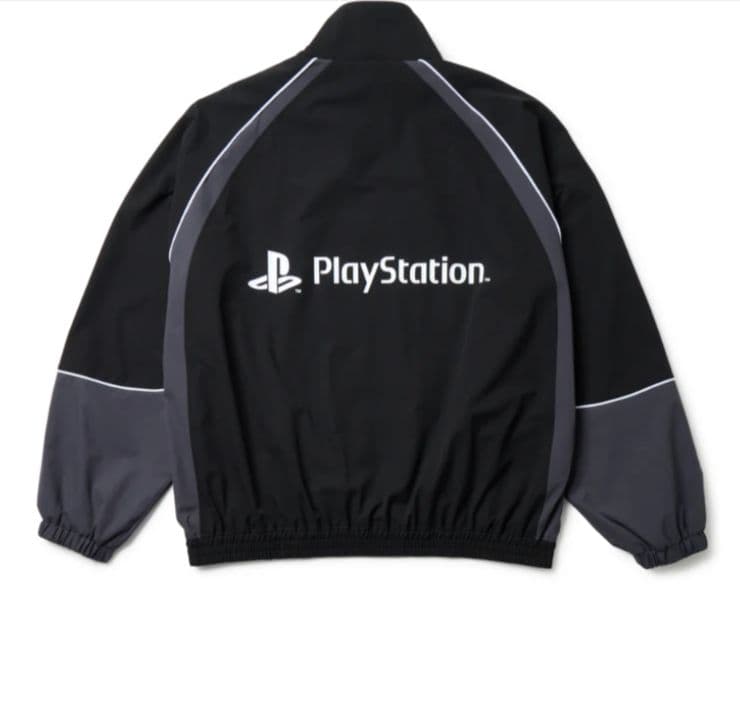 試着のみ NEW ERA トラックジャケット PlayStation ブラックM