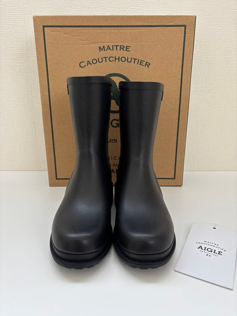 ✨未使用品✨ AIGLE エーグル レインブーツ ノワール(黒) 22.5cm