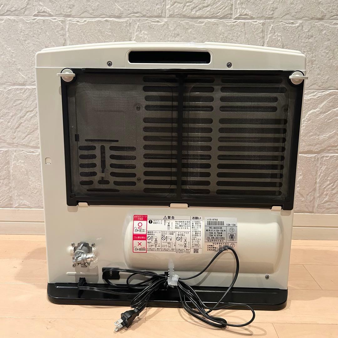 【未使用展示品】 リンナイ　ガスファンヒーター　RC-M4003E 都市ガス用