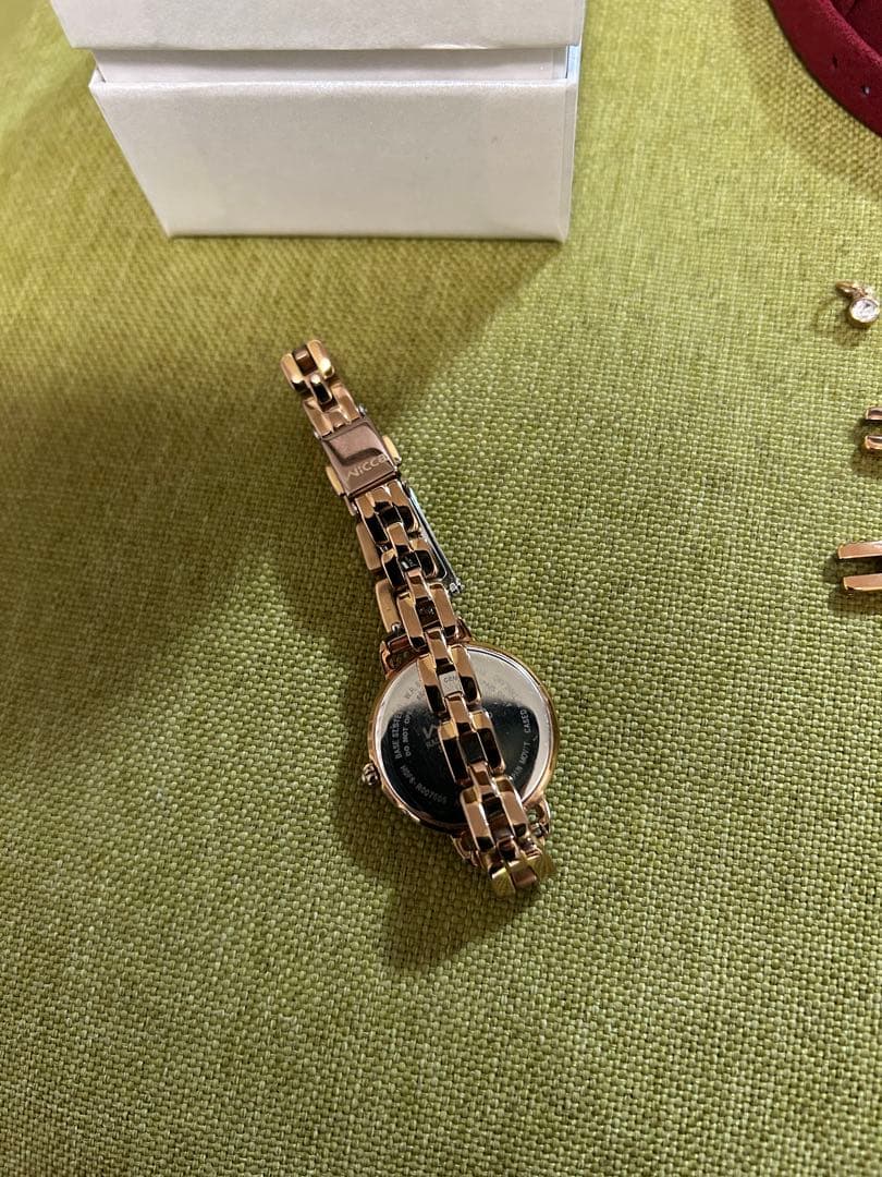 【美品】シチズン Wicca KLO-561-15 ローズゴールド 腕時計