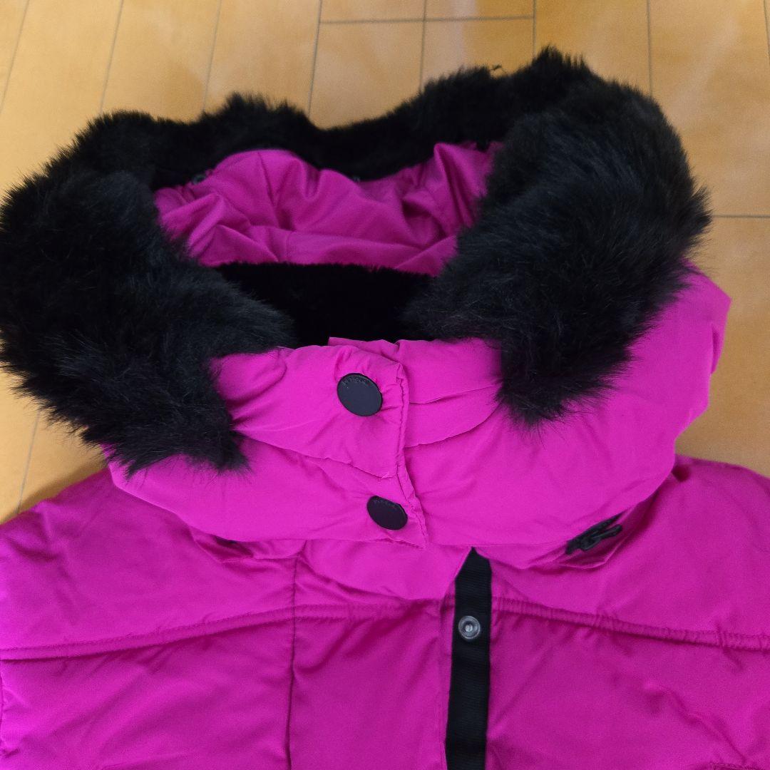 Desigual ベルトパデットコートMピンク美品