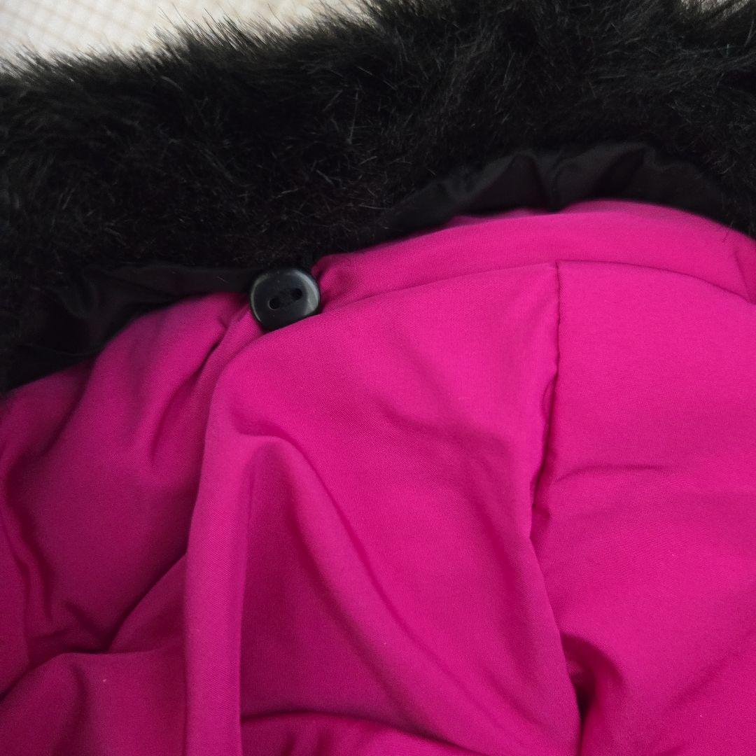 Desigual ベルトパデットコートMピンク美品