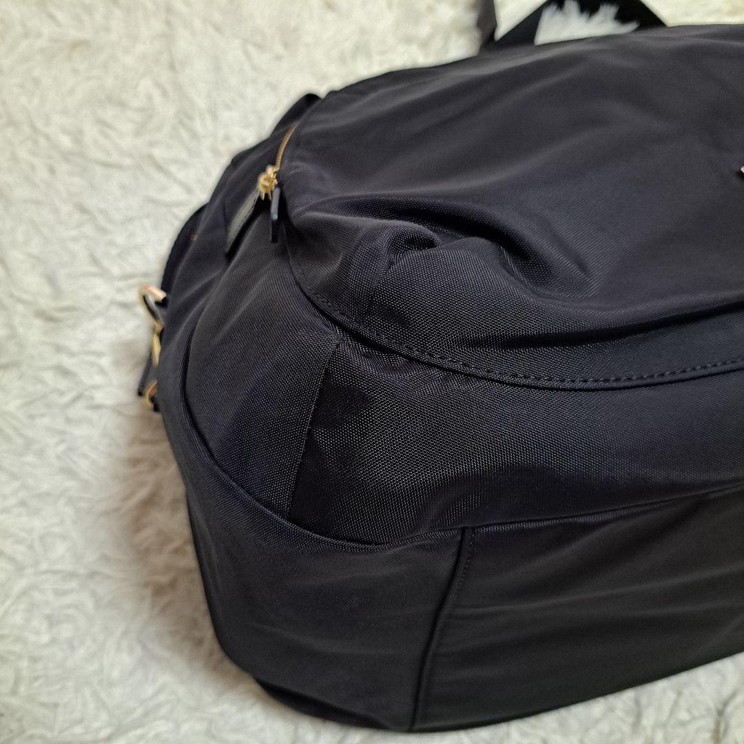 【極美品】【agnes b.】FT03‐02 2Wayボストンバッグ　チャーム付