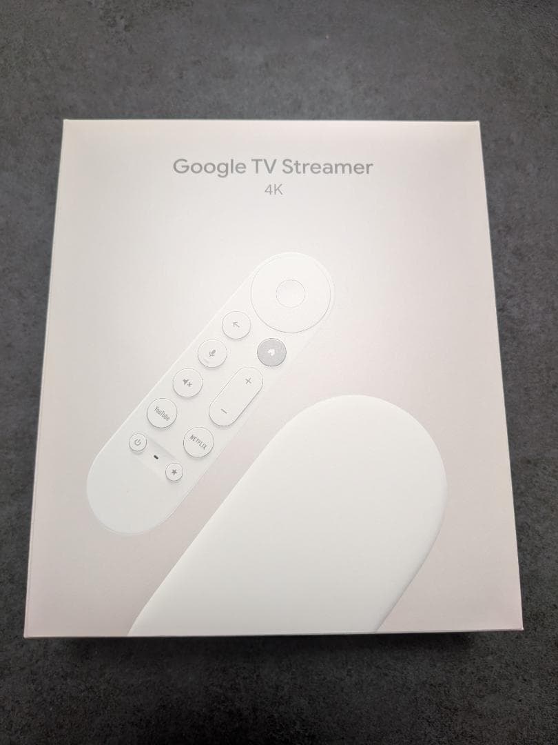 【新品・未開封 26/2/12 購入】Google TV Streamer 4K