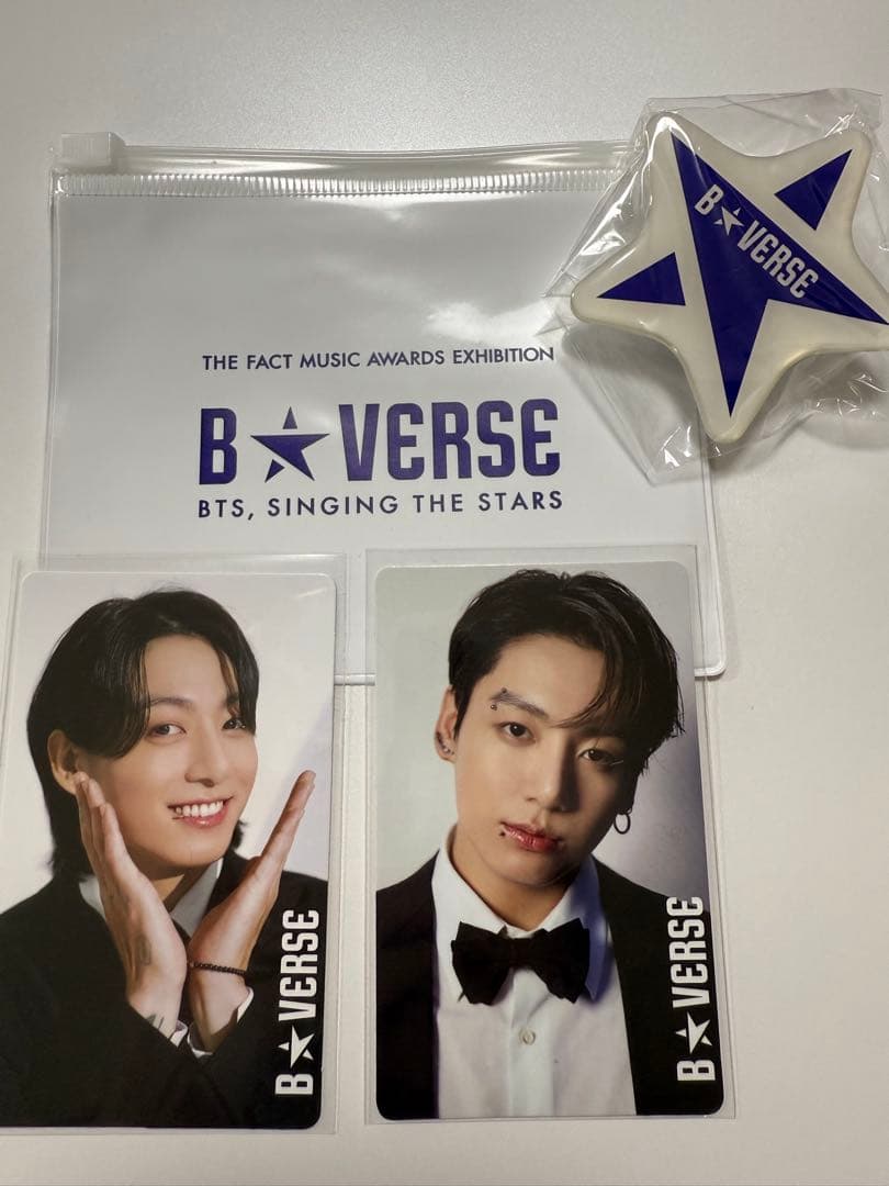 B★VERSE BTS 大阪コンプ　トレーディングカード２枚　jungkook