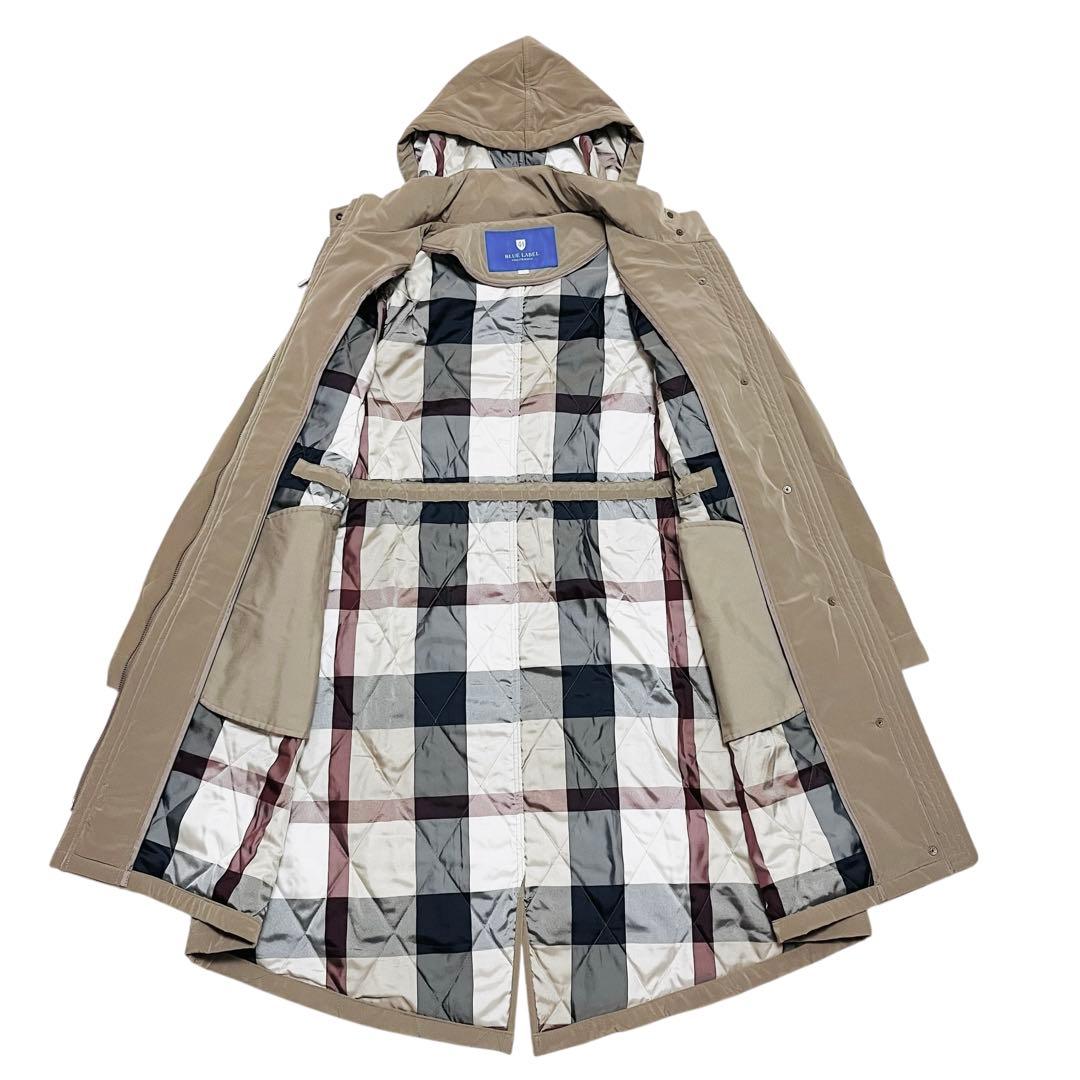 美品✨　ブルーレーベルクレストブリッジ ソフトデシンキルトコート　モッズコート