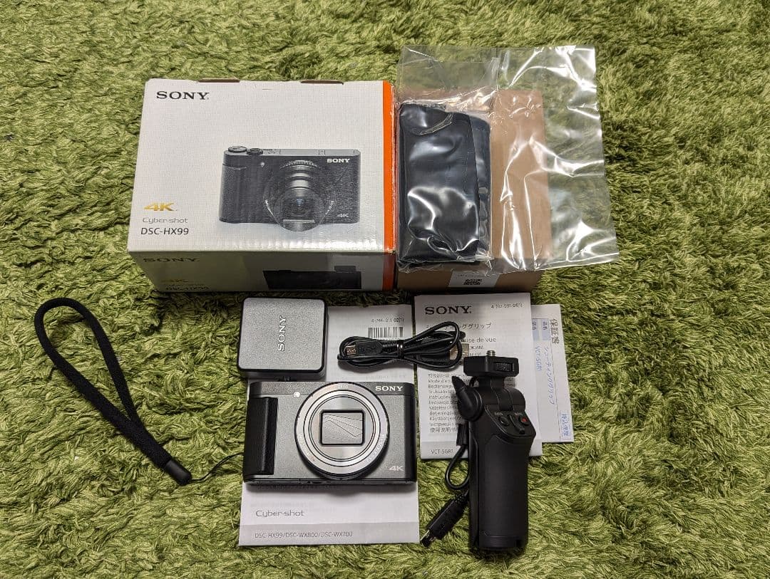 SONY DSC-HX99、シューティンググリップ付き