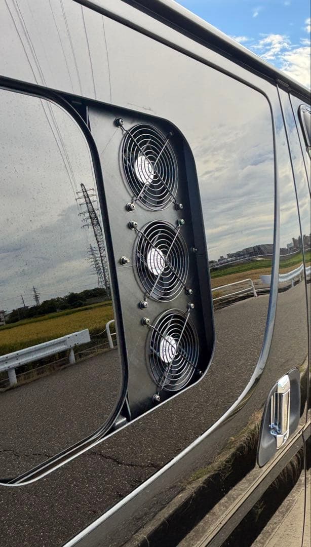 りゅうぽん　3連　運転席側　ルーバー　防虫ネット