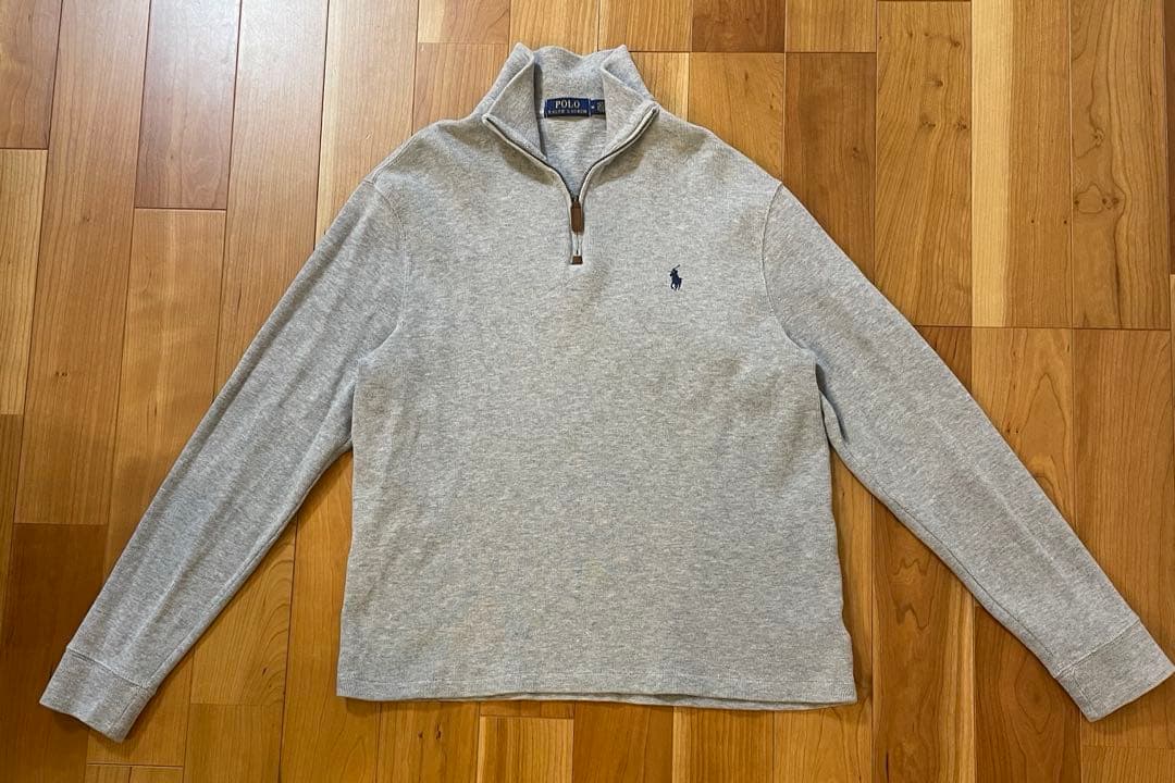 POLO ポロ ラルフローレン　ハーフジップニットポニー刺繍