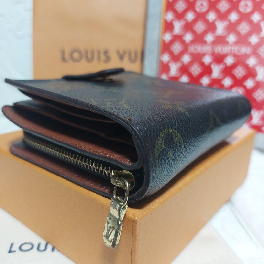 Louis Vuitton ルイヴィトン モノグラム コンパクトジップ二つ折財布