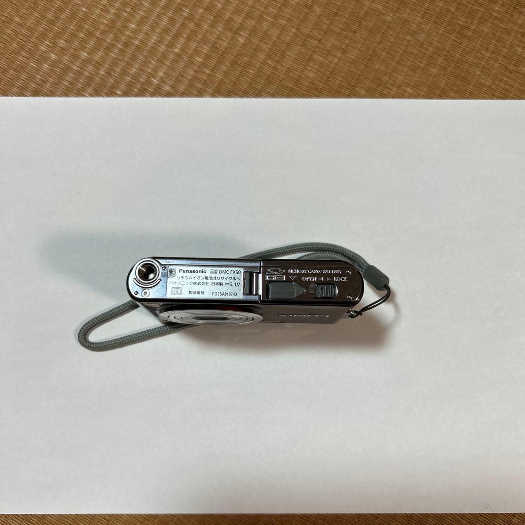 美品！パナソニック　LUMIX DMC-FX60 デジタルカメラ作動確認済
