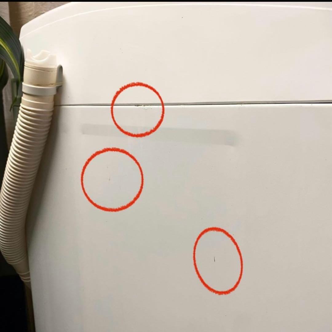 訳あり☆メルカリでも安心の日本メーカー、安くてもキチンと使える洗濯機が届きます