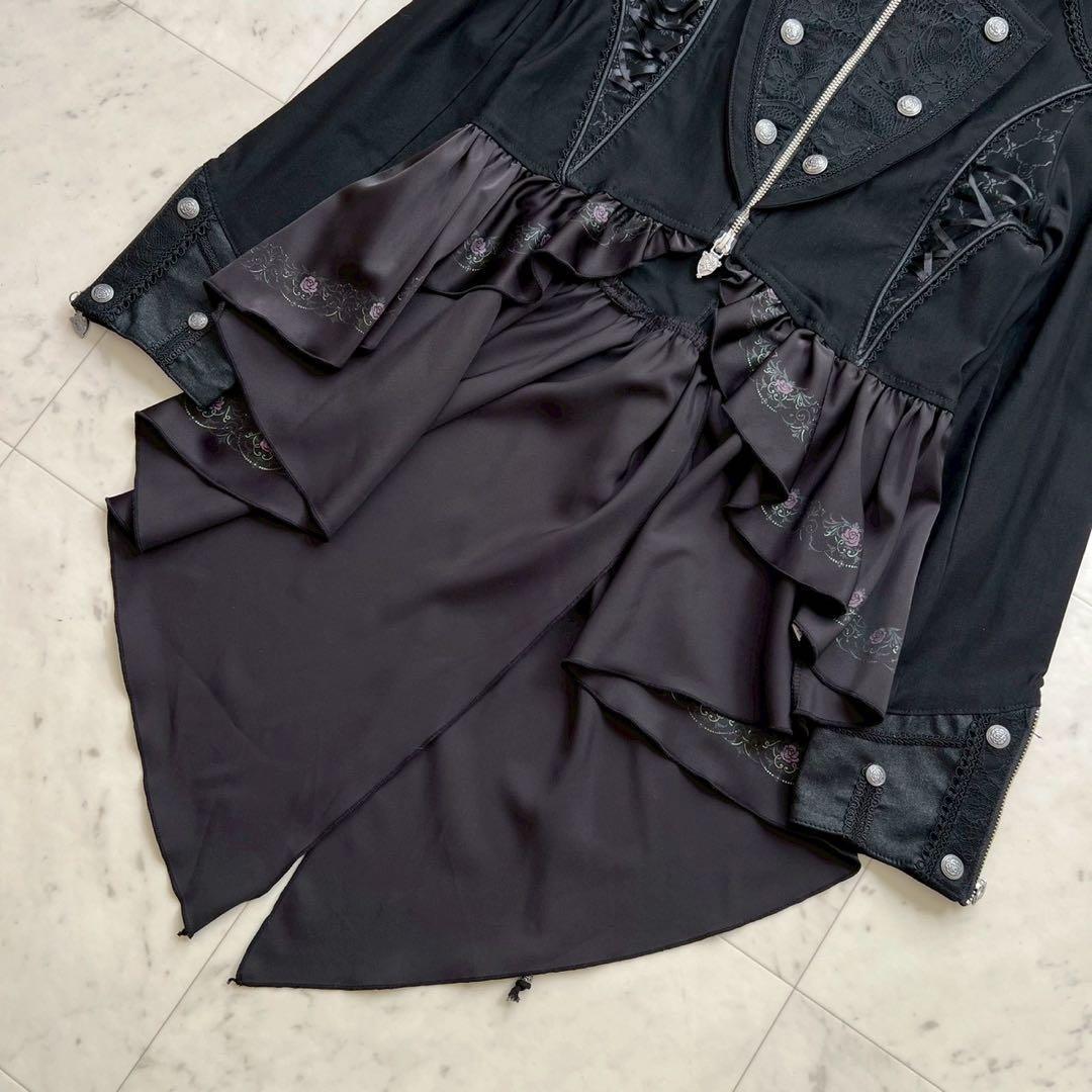 定価3万 OZZ ONESTE RoseFesta ジャケット 燕尾 刺繍 黒