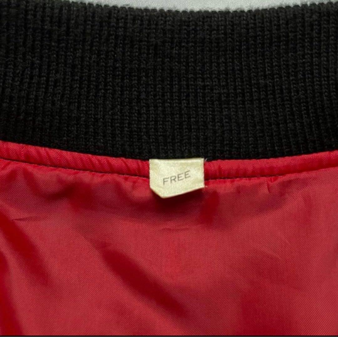 【別珍】ヤマコ 風神雷神 龍神 黒 別珍 ベロア スカジャン 和柄 希少 レア