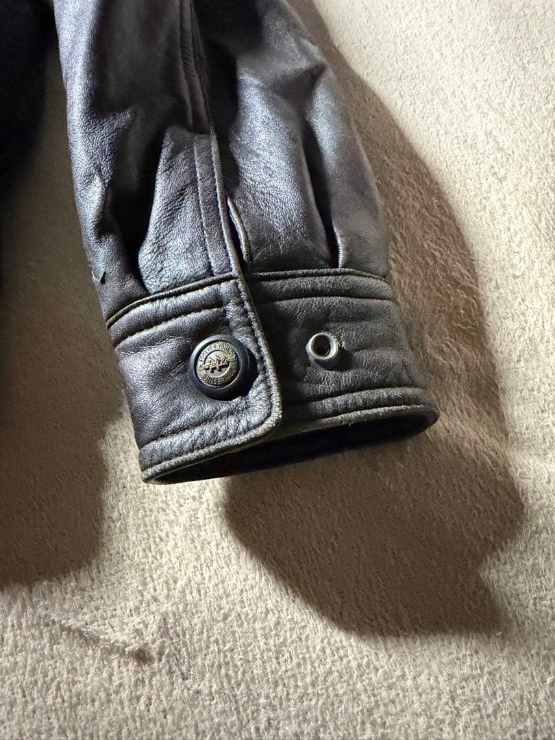 90s 本革 レザージャケット フライトジャケット　ボンバー G1 XL