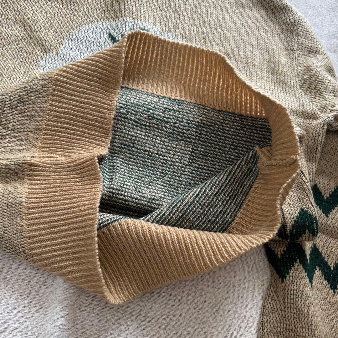 貴重　レア　70s ARROWヴィンテージ ニット セーター チャーリーブラウン