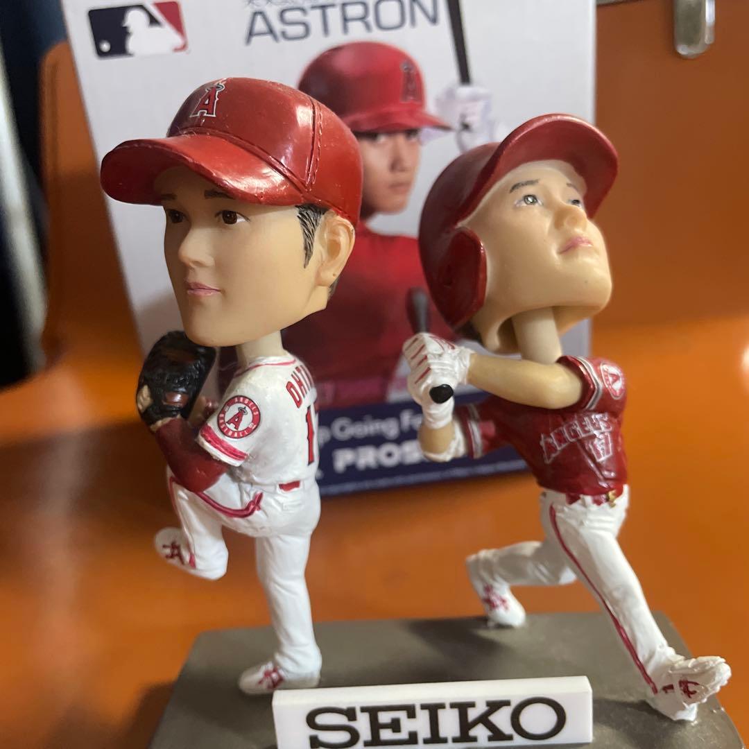 大谷翔平 SEIKO 二刀流 ボブルヘッドフィギュアセット