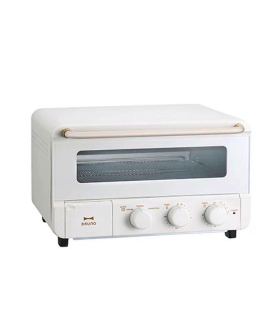 【新品未使用】 BRUNO ブルーノ スチーム＆ベイク トースター ホワイト色