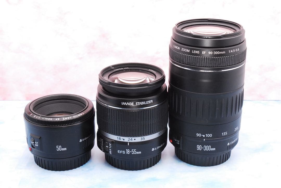 キャノン Kiss X10☆一眼レフカメラ☆単焦点＆標準＆超望遠☆バッグ付