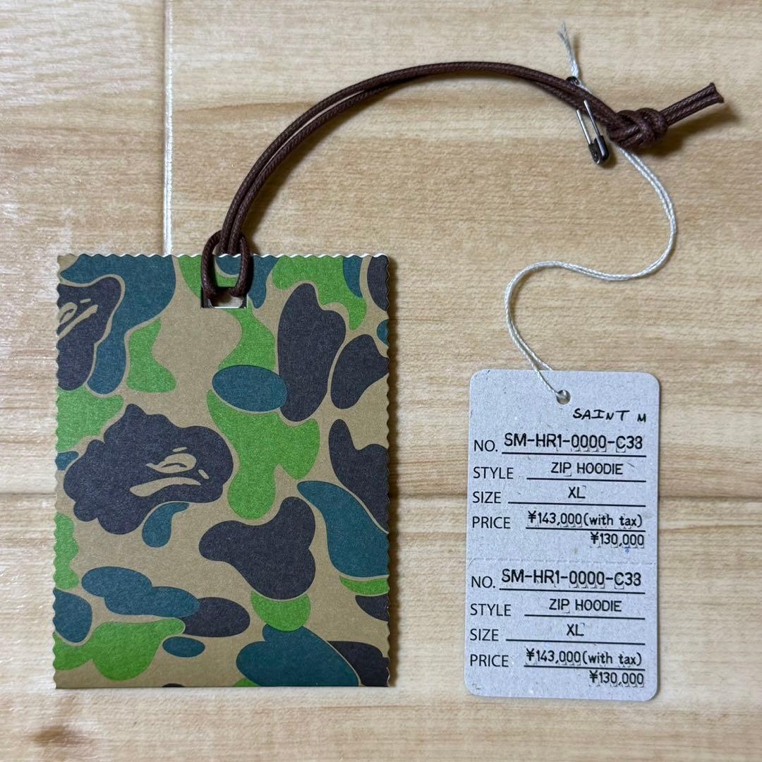 セントマイケル × エイプ ジップパーカー