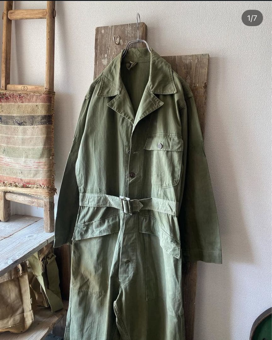 パンツ 1940's U.S.ARMY M-43 HBT all in one