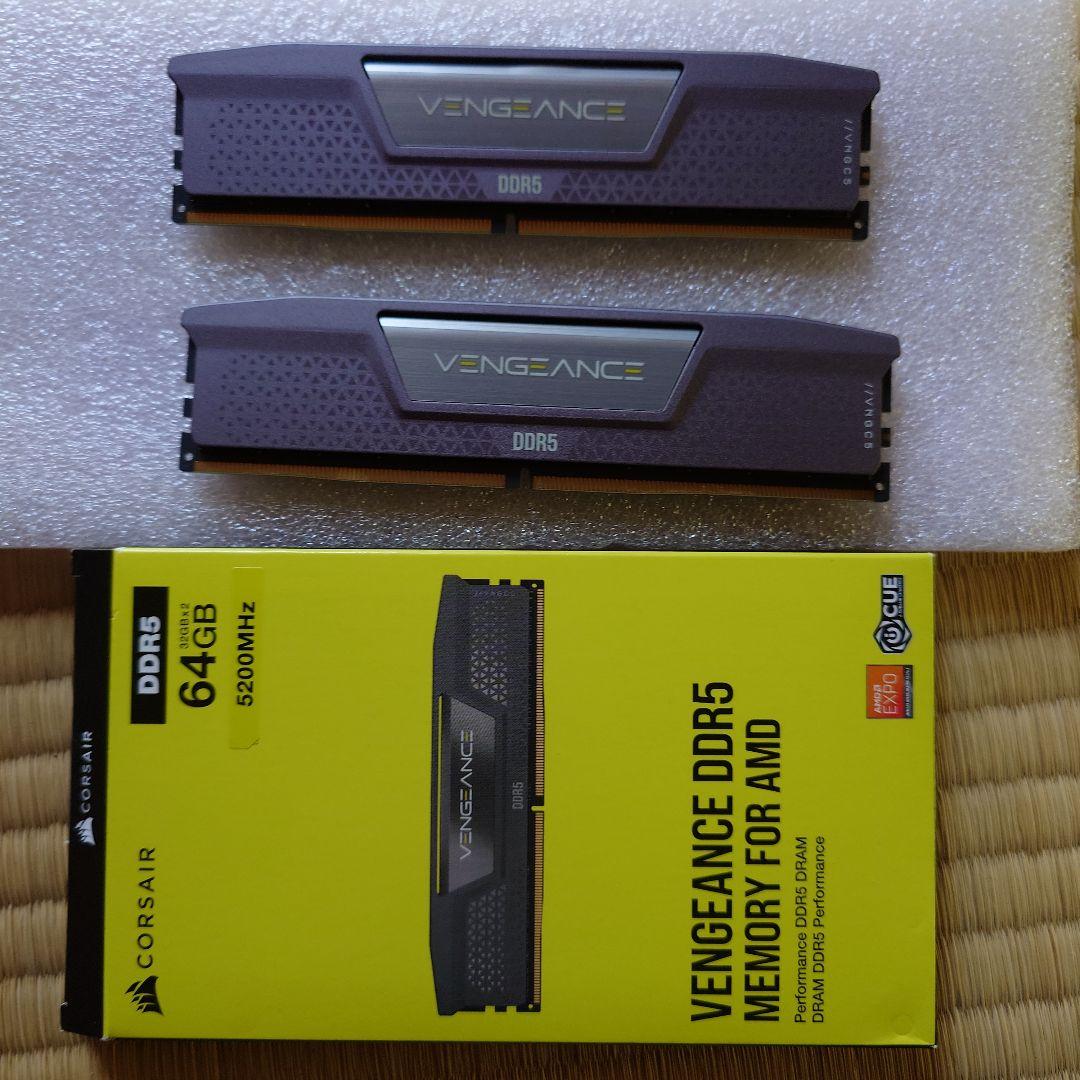 L*e様 CORSAIR VENGEANCE DDR5 64GB 5200MHz