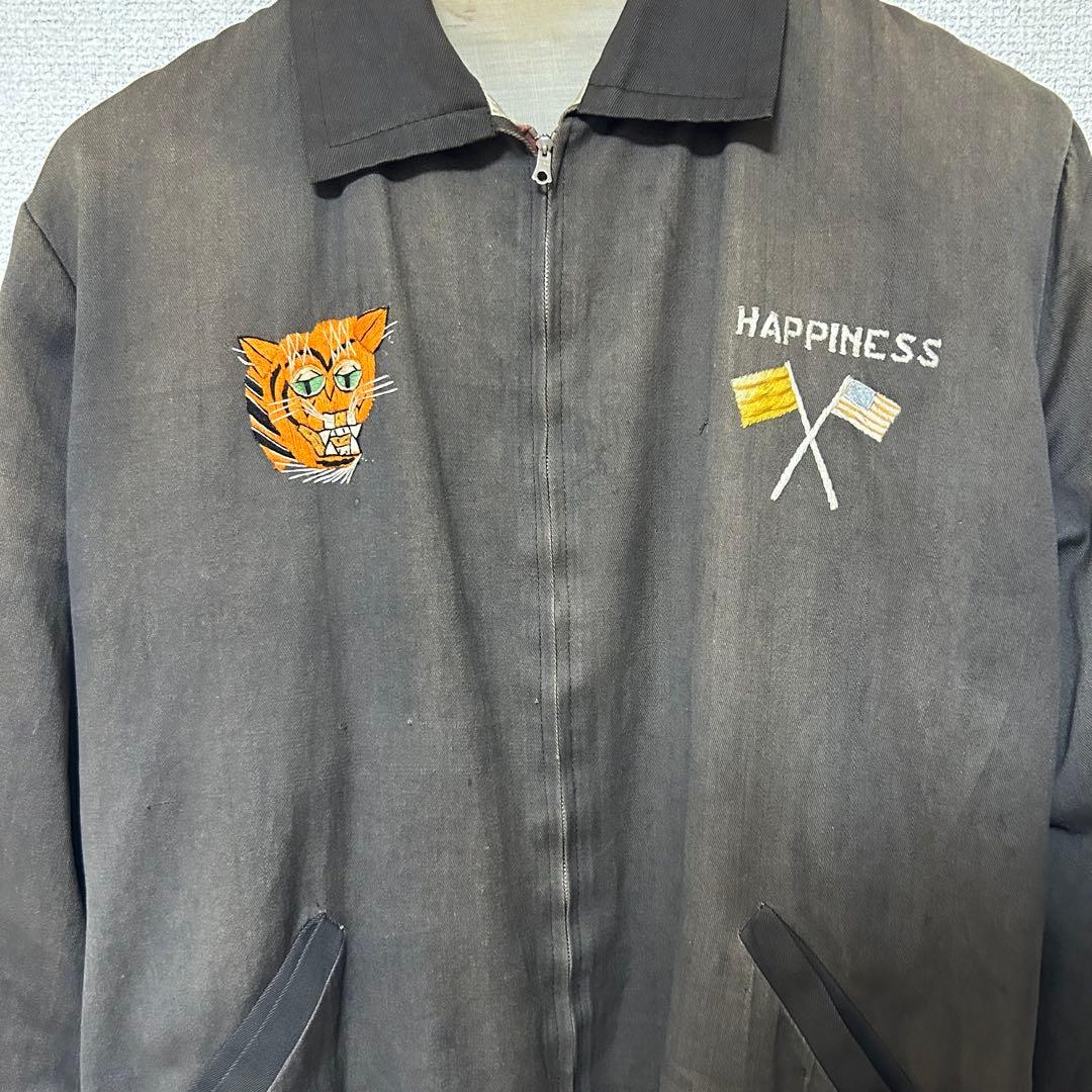 ベトジャン 60s オリジナル ツートン フェード ヴィンテージ スカジャン