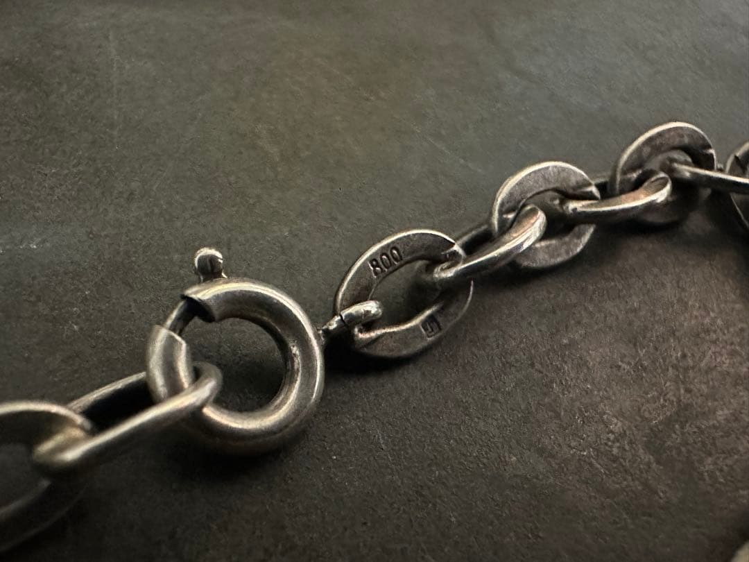 激希少　ヴィンテージ　シルバー　800 アンティーク　ユーロ　ブレスレット