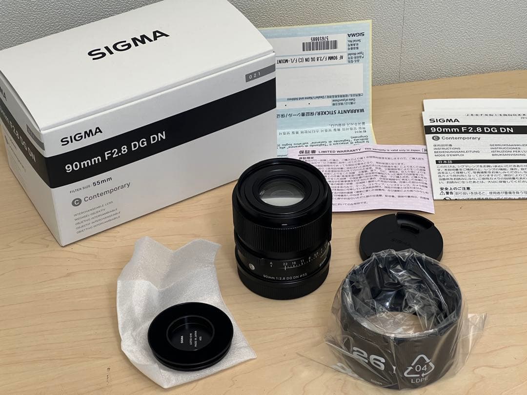 SIGMA 90mm F2.8 DG DN Contemporary Lマウント