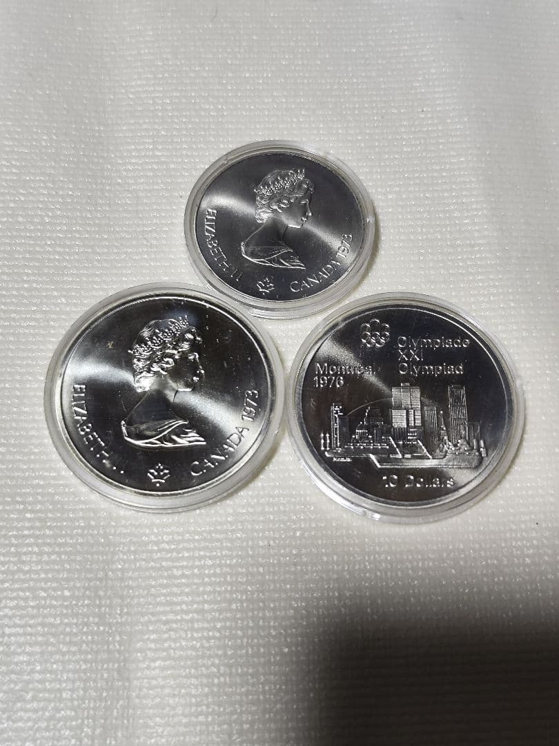 カナダ 1976モントリオールオリンピック五輪記念銀貨