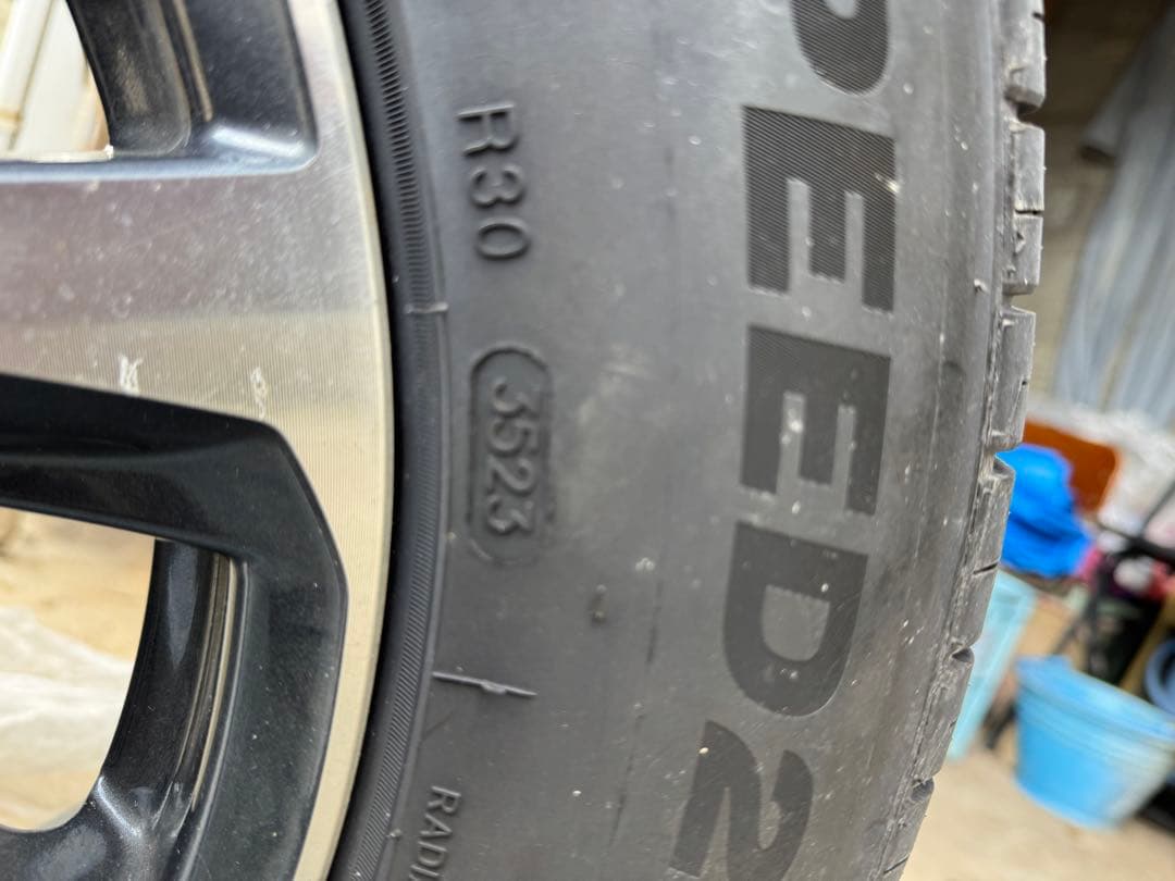 トヨタアルファード30前期純正17インチタイヤホイール4本セット2023年製