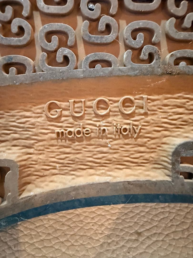 美品 本物格安 GUCCI グッチ メンズ スニーカー GG