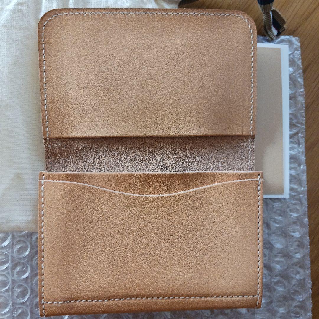 新品　山口一郎コラボIL BISONTE レザー名刺入れ
