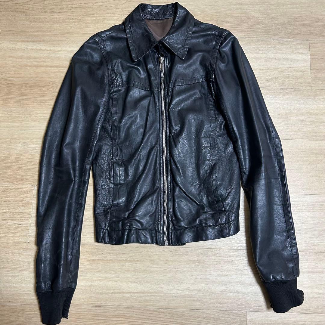 Rick Owens OLMAR and MIRTA レザージャケット