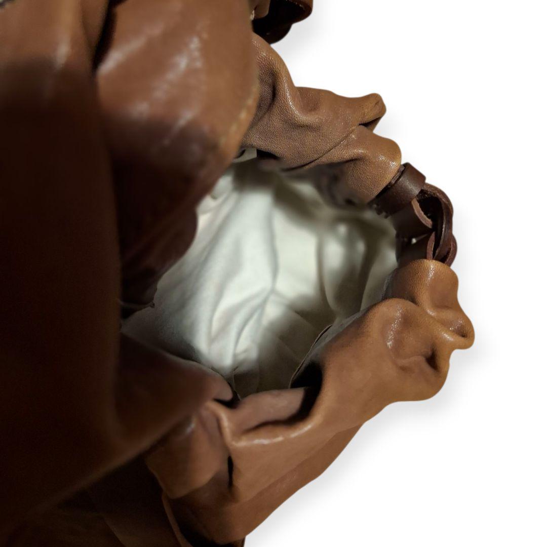 タグ付き genten ゲンテン 2way レザー ボストンバッグ ショルダー