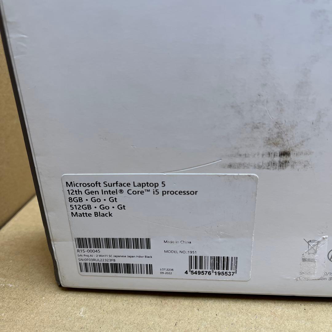 マイクロソフト Surface Laptop 5 13.5インチ