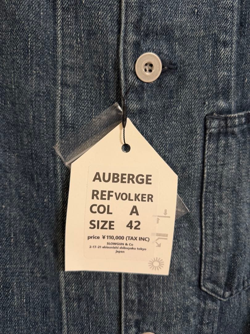 新品 AUBERGE VOLKER 42 オーベルジュデニムジャケット